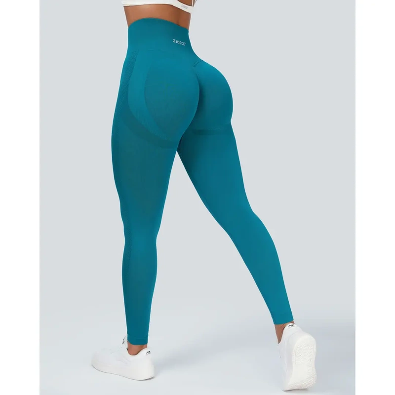 Zioccie Qi Yi Yoga Pants 1.0 Seamless High Waist Tummy Control Butt Lifting Fitness Pants Sexy Elastic Peach Sports Pants
