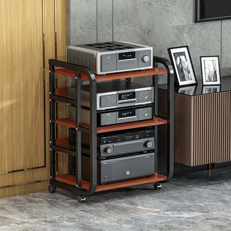Amplifier equipment cabinet adjustable spacing multi-layer bile machine bracket HIFI home theater speaker audio stand