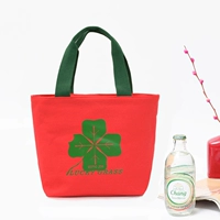 Красный счастливый зеленый лист холст без запаха хорошего качества