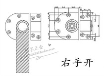 蒸箱门把手 烘箱把手 蒸柜拉手 蒸柜门锁 蒸S饭柜配件 门铰链