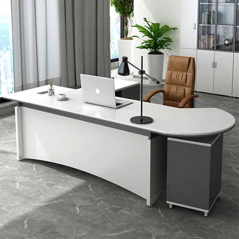 Boss Table Simple Modern Single Desk Jinmu Office Desk & Chair Combination President Table Background