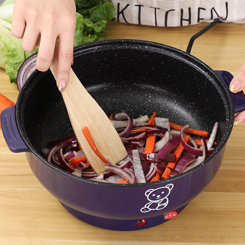 Electric frying pan without dipping into the pan electric boiler Home small electric boiler Dormitory Mini Multifunction Cuisine Pan Cooking fried and sauté