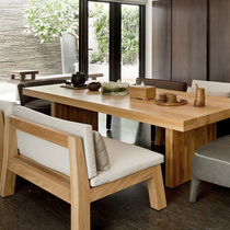 Brief modern solid wood tea table and chairs combined utilita tea table tea table solid wood tea table old pine wood tea table