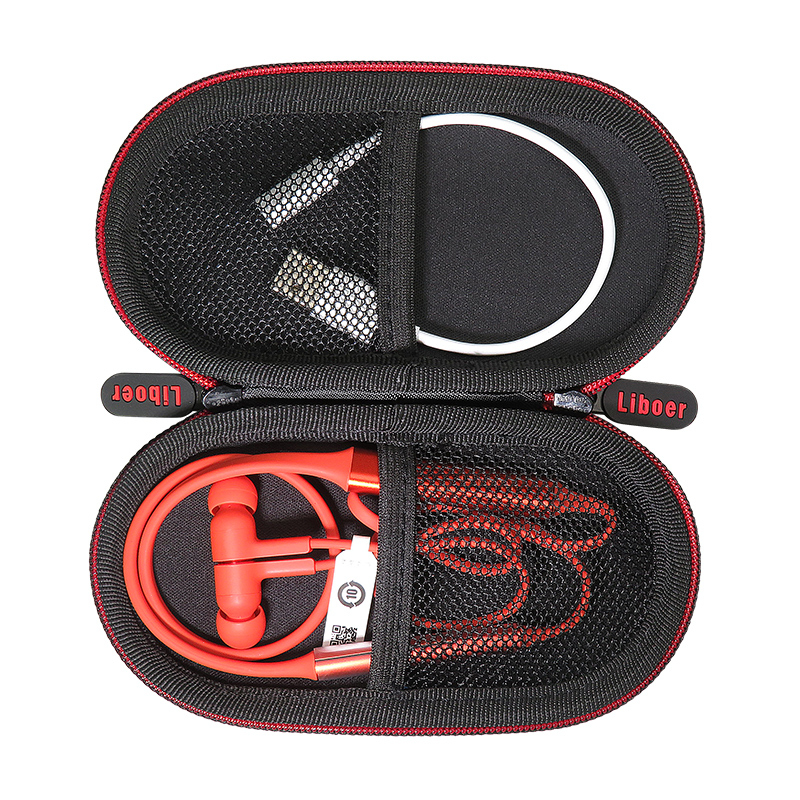 Libor Storage Bag Is Suitable for Huawei Freelace Pro, Beats Flex, Beatsx Headphone Bag, Wireless Bluetooth Sports Portable Bag, Noise-Canceling Headphone Protective Storage Box, Organizer Bag
