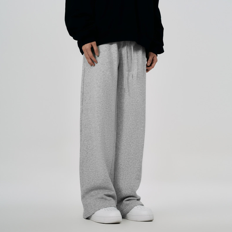 Spring and Summer Thin American-Style Gray Pants for Men and Women, Drapey Casual Pants, Hip-Hop Loose Straight-Leg Pants, Street Dance Sports Sweatpants Spring and Summer Thin American-Style Gray Pants for Men and Women, Drapey Casual Pants, Hip-Hop Loose Straight-Leg Pants, Street Dance Sports Sweatpants