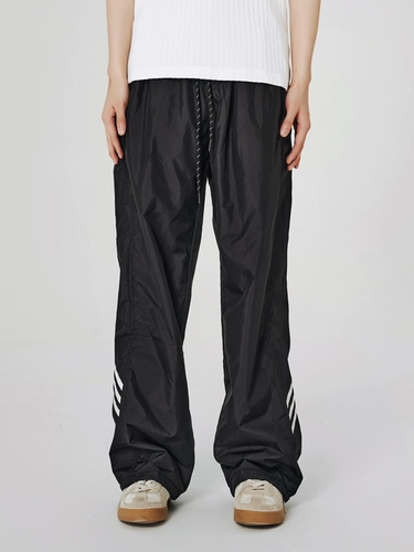 Черные быстросохнущие брендовые штаны подходит для мужчин и женщин, повседневные брюки, в американском стиле, свободный прямой крой