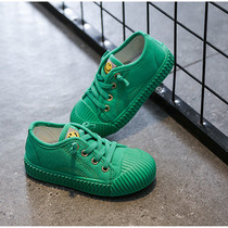 Green Children Shoes Spring Summer New Sails Shoes Men And Women Nursery School Indoor Casual Shoes Soft-bottom Baby Boy Shoes