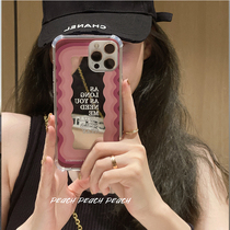 Peach shell ins and bots the same princess magic mirror iphone13 mobile phone shell suitable for apple 12 11promax protective sleeve x silicone xr female xsmax new 8plu