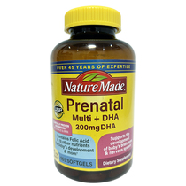 American Nature Made Lai Cuimei Pregnancy Folic Acid Iron DHA Multivitamin Calcium Magnesium Zinc 165 Tablets 25 August