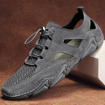 Sandals Mens 2022 Summer New Vietnam Rome Beach Shoe Baotou Cloth Breathable Mens Outdoor Casual Shoes