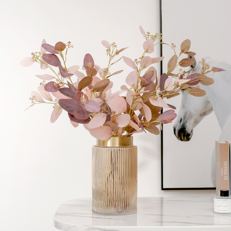 Summer Fanins Nordic Wind Eugalie emulated floral indoor tabletop Leaf Plant Flower Flower decoration Pendulum Decoration Fake Flowers