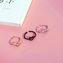 Besties same ring ring female little crowddesign senior Girlfriends Ring female pair of sister ring trio