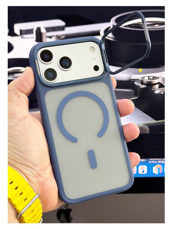 Minimalist Semi-Transparent Stand iPhone Case