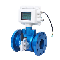 Gas turbine flow meter natural gas methane coal gas air DN50 100 water oil ethanol liquid flow meter