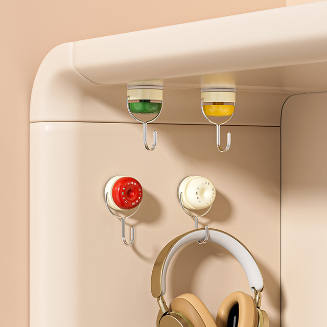 Dopamine Suction Cup Hooks for Bathroom, Toilet, Bedroom, Home Storage and Organization, Kitchen, Strong Load-Bearing, Traceless and Removable