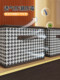 Houndstooth clothes storage box home wardrobe pants organizing box fabric box layered folding artifact storage box