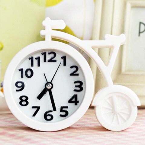 Pocket small alarm clock to send battery student bedside clock small alarm clock children's desk clock mute alarm watch cute cartoon Jane