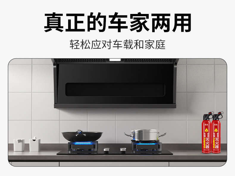 Water-based fire extinguisher for vehicle-mounted private car household high temperature resistant explosion-proof portable 3C certified fire-fighting genuine goods small