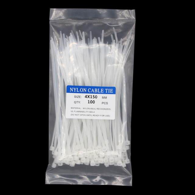 ສາຍມັດສາຍ Nylon locking ຕົນເອງ locking plastic binding cable tie 3*100 cabletie strangulation dog cable tie line 100 small packages ready for sale 4*200 retainer