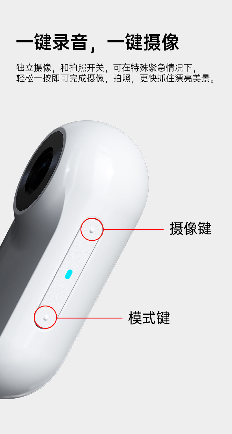 Грудь 360 движение панорамный камера новый фиксированный локомотив видеорегистратор для машины Стабилизация камера носить Стиль VLO 