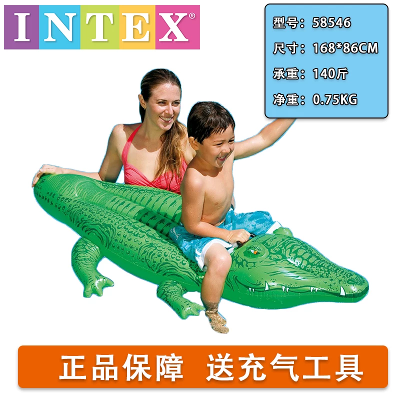 INTEX надувная игрушка для детей и взрослых, плавательный круг, акула