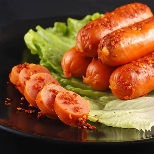 Shuanghui Ham Cause Sause и хрустящая кишечная кишковая кишечная колбаса мгновенная хрустящая кожа на гриле кишечника повседневные закуски Целая коробка