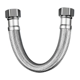 46-точечный из нержавеющей стали Длинной шланговой шланги Углотный клапан водонагреватель, подключенный к высокопоставлению стальной проволоки с взрывопроводом с горячим и холодным входом для водопровода.