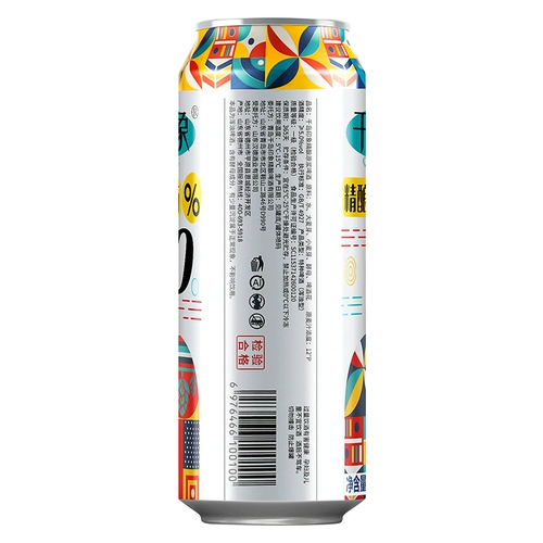 Qingdao Qiandao впечатление 5 градусов Craftsmium Beer 500 мл*12 банок многопрофильная многопрофильная, мультиспецификация, мутные домашние напитки