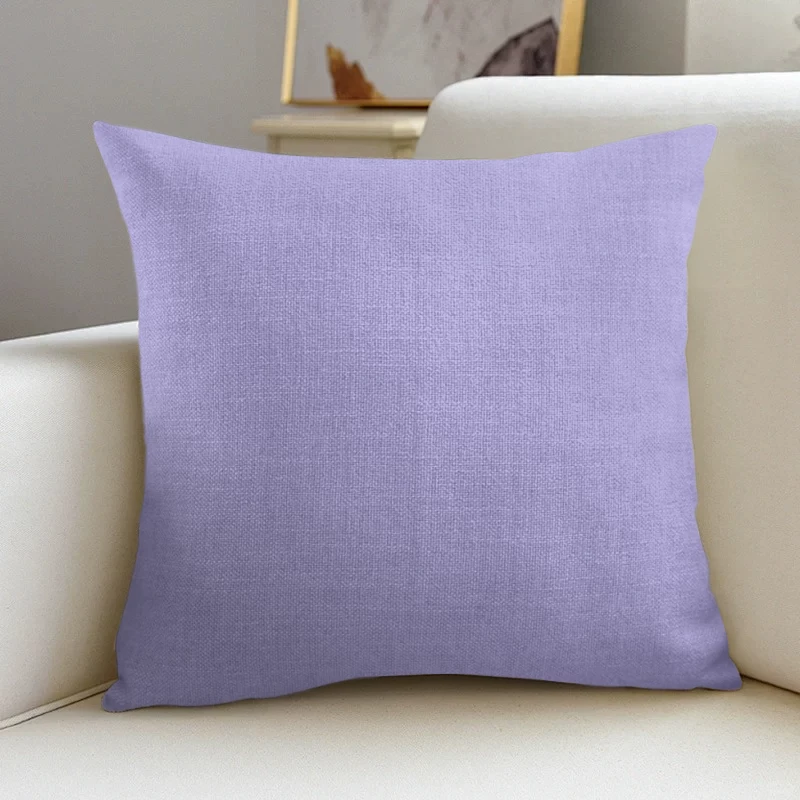 Sofa, pillow, detachable square blue pillowcase for bed