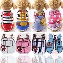 Puppy Dogs Soft Vests Pet Dog Clothes Cartoon Clothing Summe