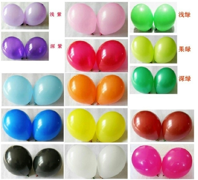 10 inch thicker latex balloon wholesale children's birthday decoration of wedding room arrangement mall arch balloon column