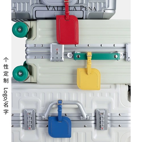 Небольшая дизайнерская багажная бирка для путешествий, чемодан, изысканный стиль, делается под заказ, с печатью вашего логотипа