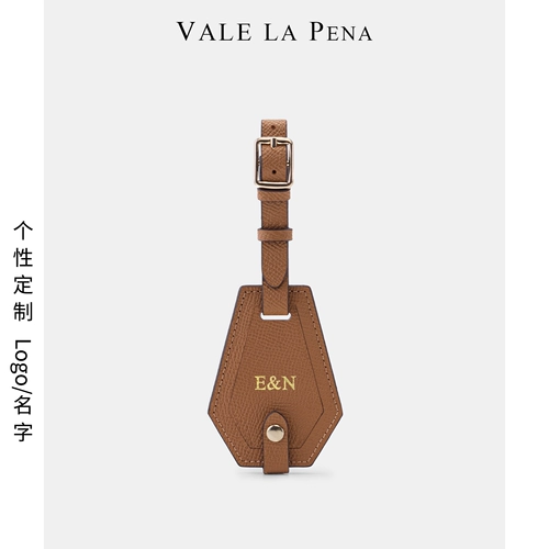 Оригинальная небольшая маленькая багажная бирка, чемодан, из натуральной кожи, делается под заказ, с печатью вашего логотипа