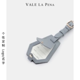 Небольшая багажная бирка, чемодан, из натуральной кожи, делается под заказ, с печатью вашего логотипа, подарок на день рождения