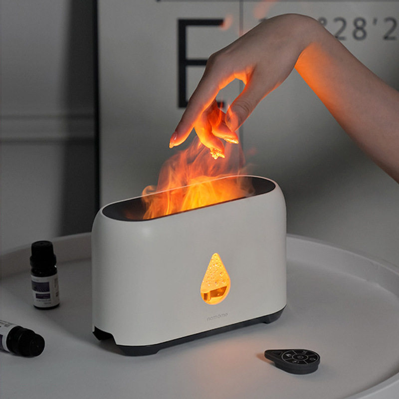 nathome Nordic Ommy emulated flame humidifiers fragrant lavender with silent delivery of female gifts