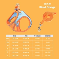 Оранжевая вытяжка груди и спины