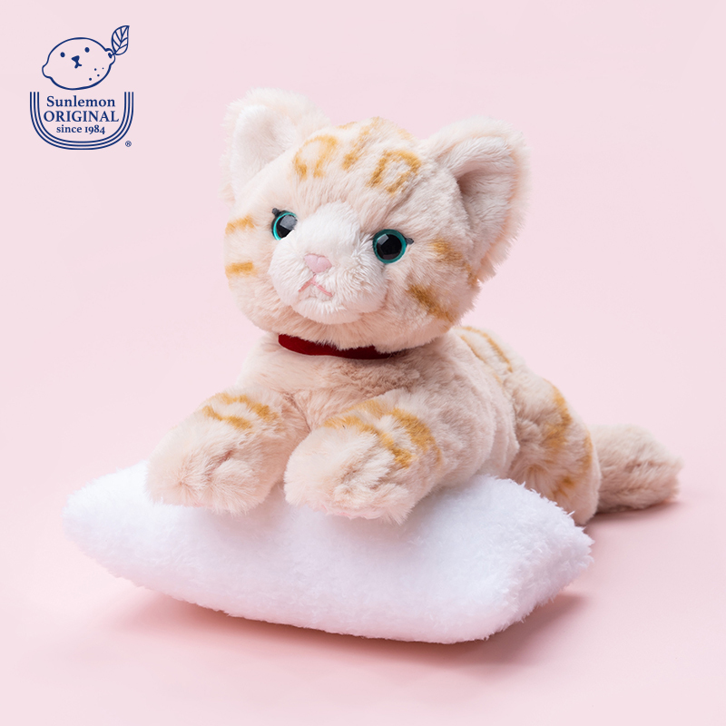 Sunlemon Realistic American Shorthair Cat Plush Toy Cat Doll Comfort Doll Children's Birthday Gift for Girls