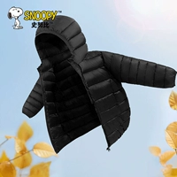 Легкий и тонкий цветной пуховик с капюшоном