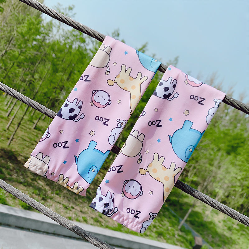 Child Ice Cuff Sunscreen Baby Cute Armguard Girl Boy Sleeve Summer Ultrathin Ice Silk Care Arm Thin sleeve jacket