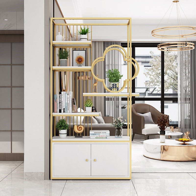 Entry Light Luxury Closed Shoes Cabinet Living Restaurant Screen Divide Sofa Border Decoration Showcase Modern Simple