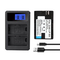 LPE6 LP-E6 E6 Battery Charger for Canon EOS 5DS R 5D Mark II