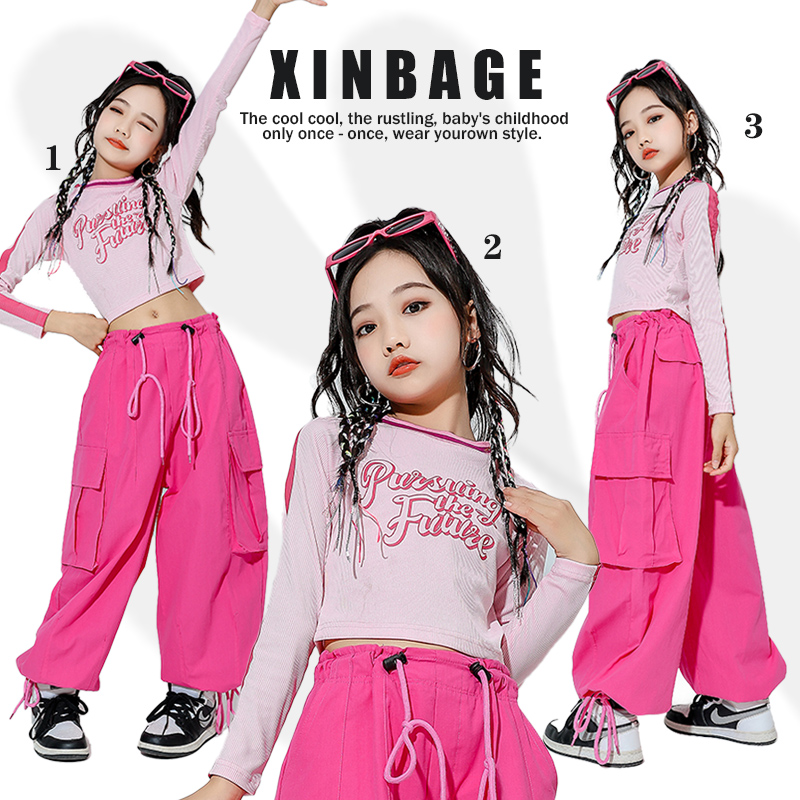 Girl Jazz Dance Street Dance Dopamine Suit Less Pediop Fall Fairytale Children Jazz Play Out Clothes-Taobao