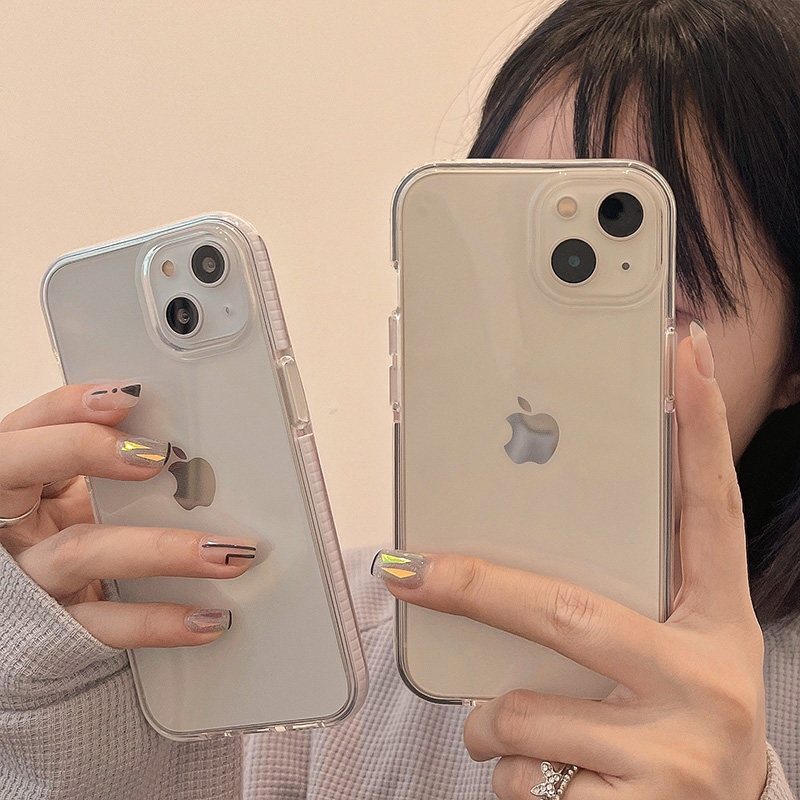 Net red ins minimalist application iPhone11 Apple 12promax mobile phone protection shell 13 x xs xr female xsmax anti-fall 7 8plus silicone gel