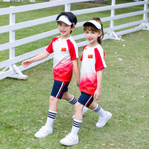 School Uniform Summer Clothing New Products Two Sets 2021 Kindergarten Garden Clothes Primary And Middle School Students Class Clothes Summer Camp Group Parent-child Clothing