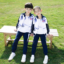 2021 Spring Autumn Season New Products Kindergarten Garden Clothes Elementary And Middle School Students Sports School Uniform Summer Camp Class Clothing Performance Suit