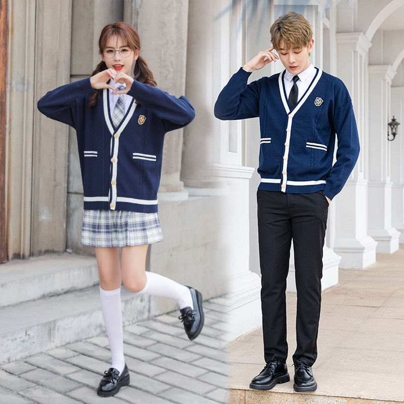 JK Uniform Plaid dress for primary and secondary school uniforms Yinglun Wind New Shirt Kindergarten Garden Gown Parent-child Activity Gown