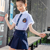 Primary and secondary school uniforms Yinglun Wind New products Kindergarten Garden Games Activities Performance Gowns Graduation Photo Class Clothing