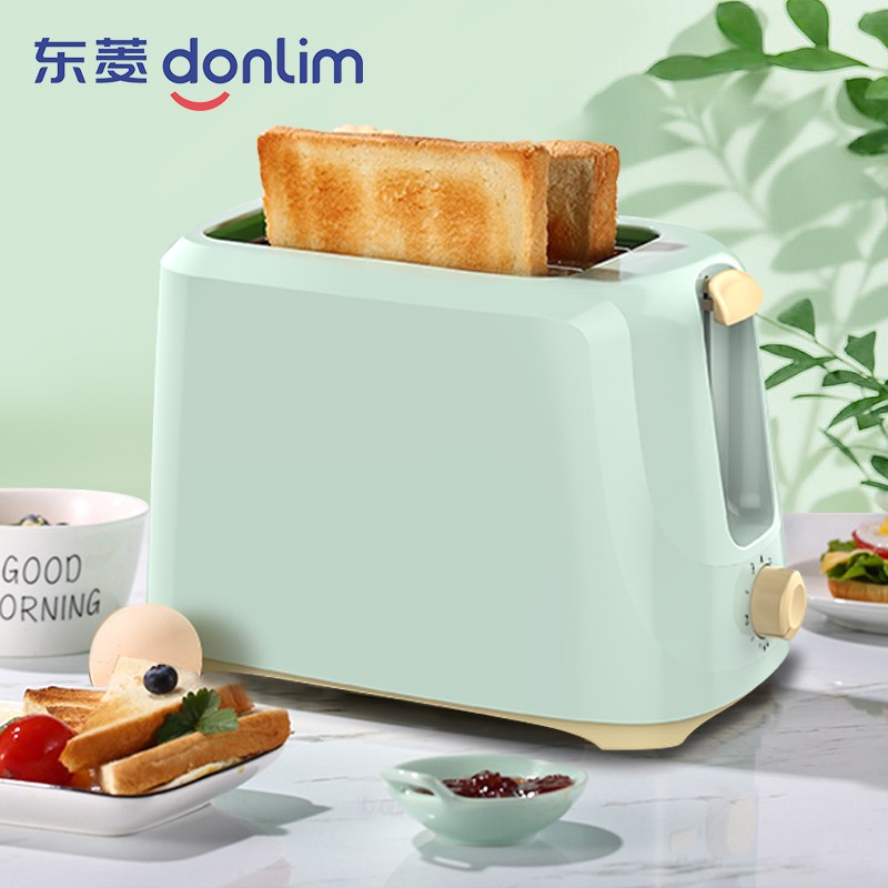 Dongling bread machine stainless steel liner toaster 2 slices baked spit multi-function breakfast machine LCD display