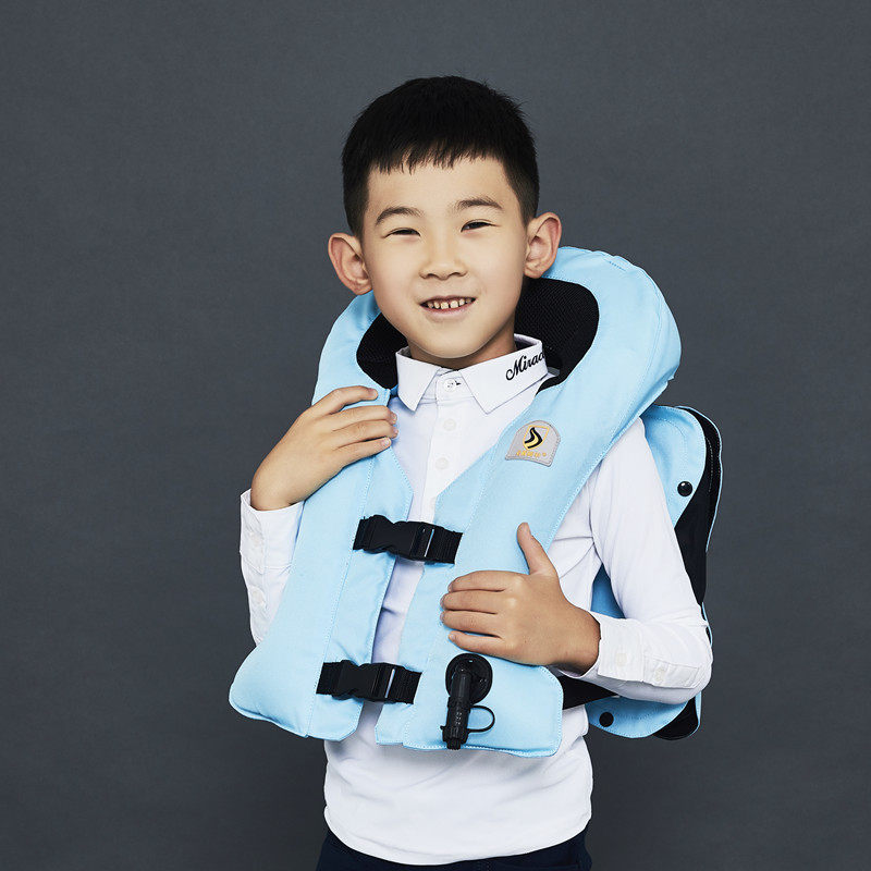 Holy shield children's armor equestrian full-time inflatable boys and girls riding outdoor clothing protective vest riding vest