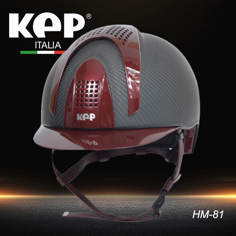 Italy KEP carbon fiber equestrian helmet obstacle equestrian competition helmet riding helmet knight helmet